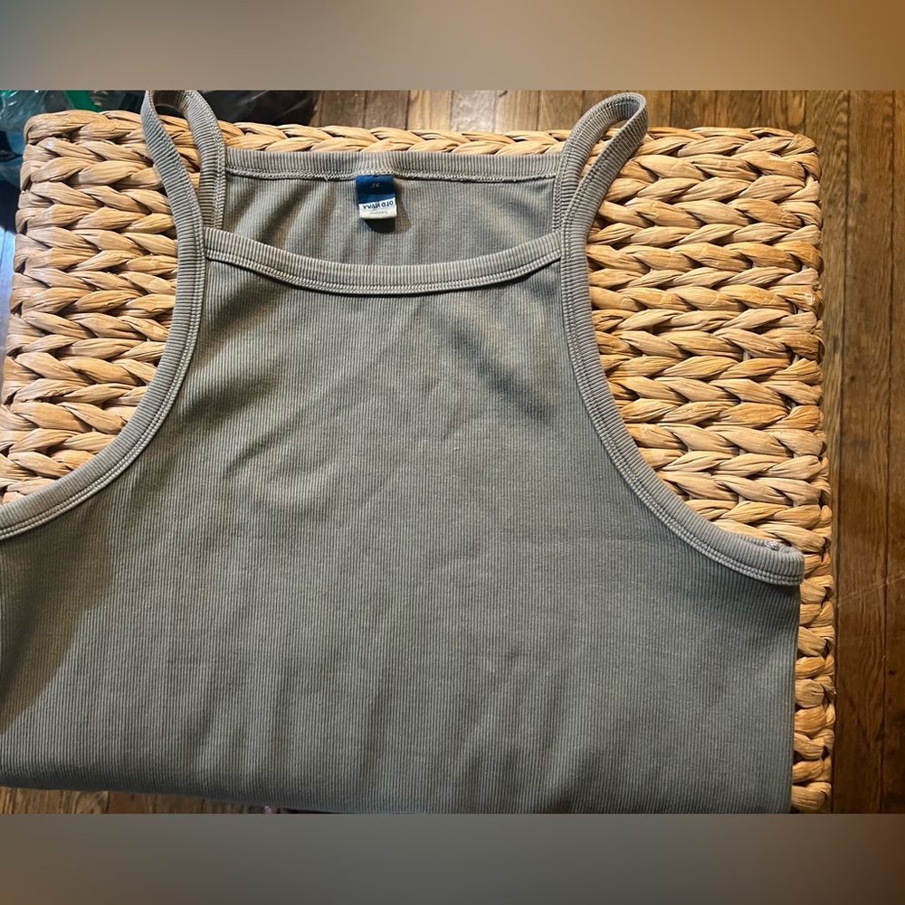 Old Navy Ribbed Cotton Fitted Dress